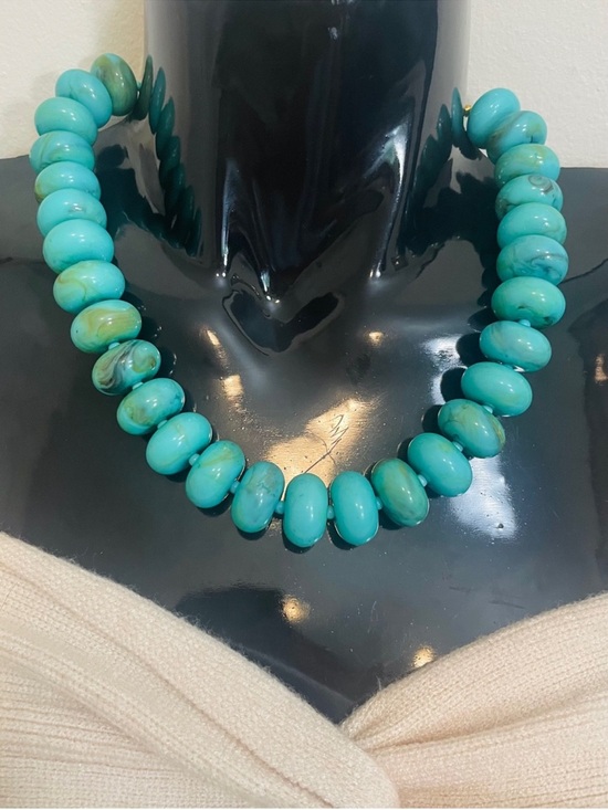 Mayamar Jewelry - Mayamar Large Turquoise Bead Statement Necklace (NWT)